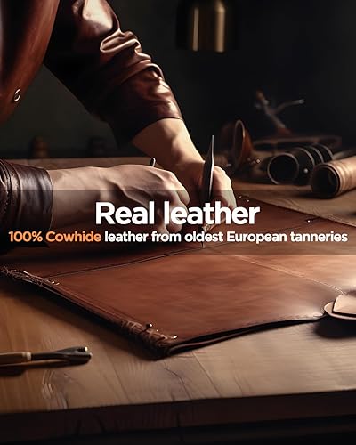 Miniatura 2 de AICase Funda tipo cartera para iPhone 13 Pro con bloqueo RFID de cuero con cierre magnético fuerte, funda protectora con soporte para tarjetas de