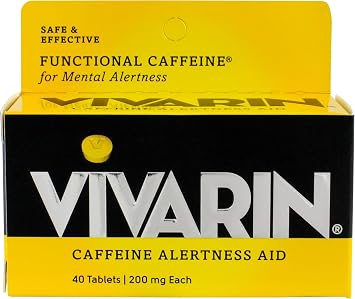 Vivarin Caffeine Alertness Aid Tablets, 40 Count