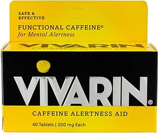 Vivarin Brand Alertness Aid, 40 Tablets (Pack of 4)