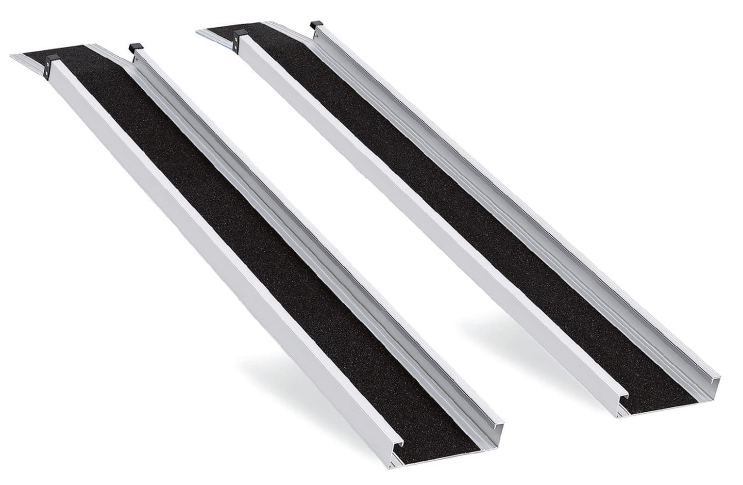 Zwei tragbare Rampen, Gestell aus Aluminium bis zu 272 kg (feste Länge 61 cm)