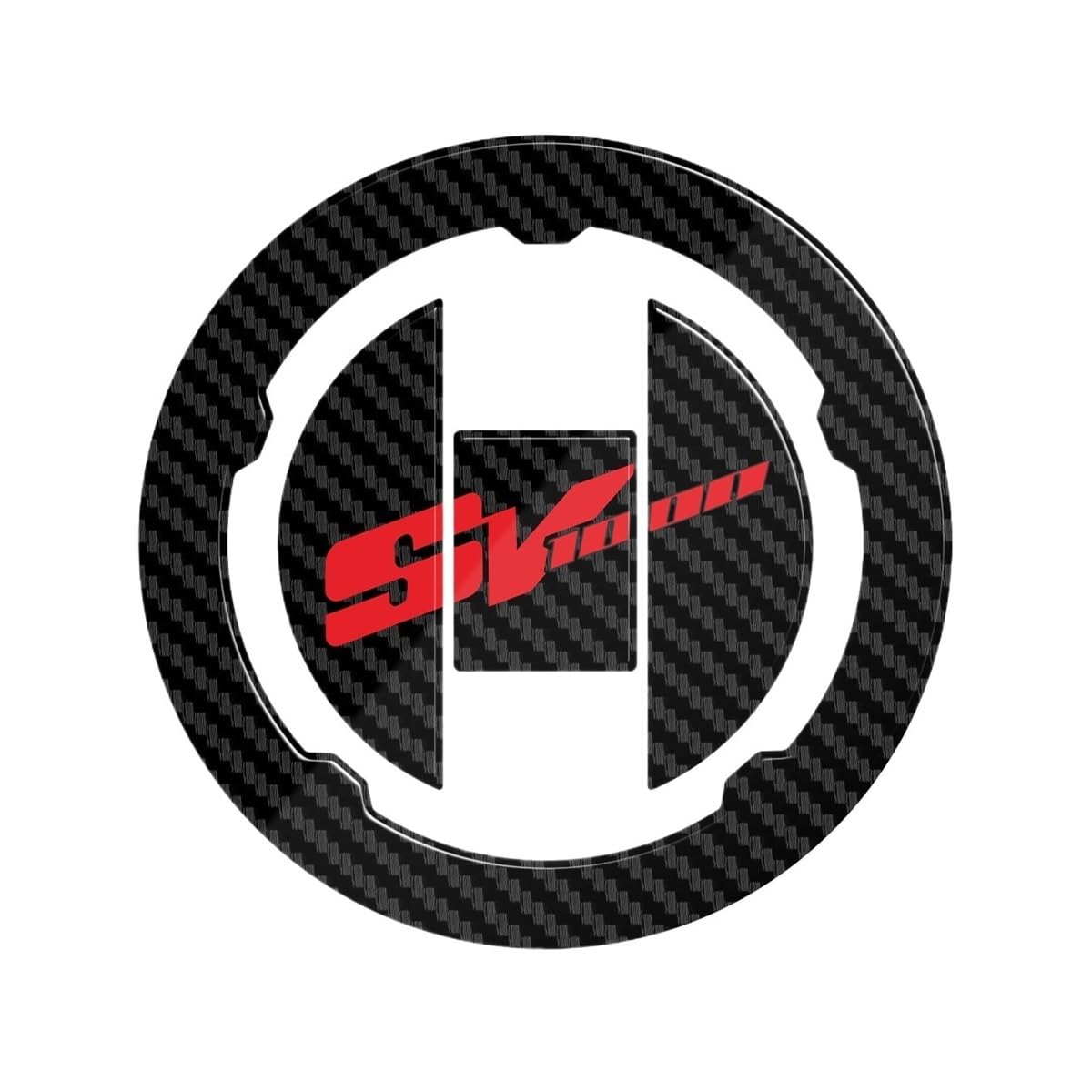Autocollant Réservoir Moto en Carbone pour SV1000 et SV1000S de 2003 à 2008
