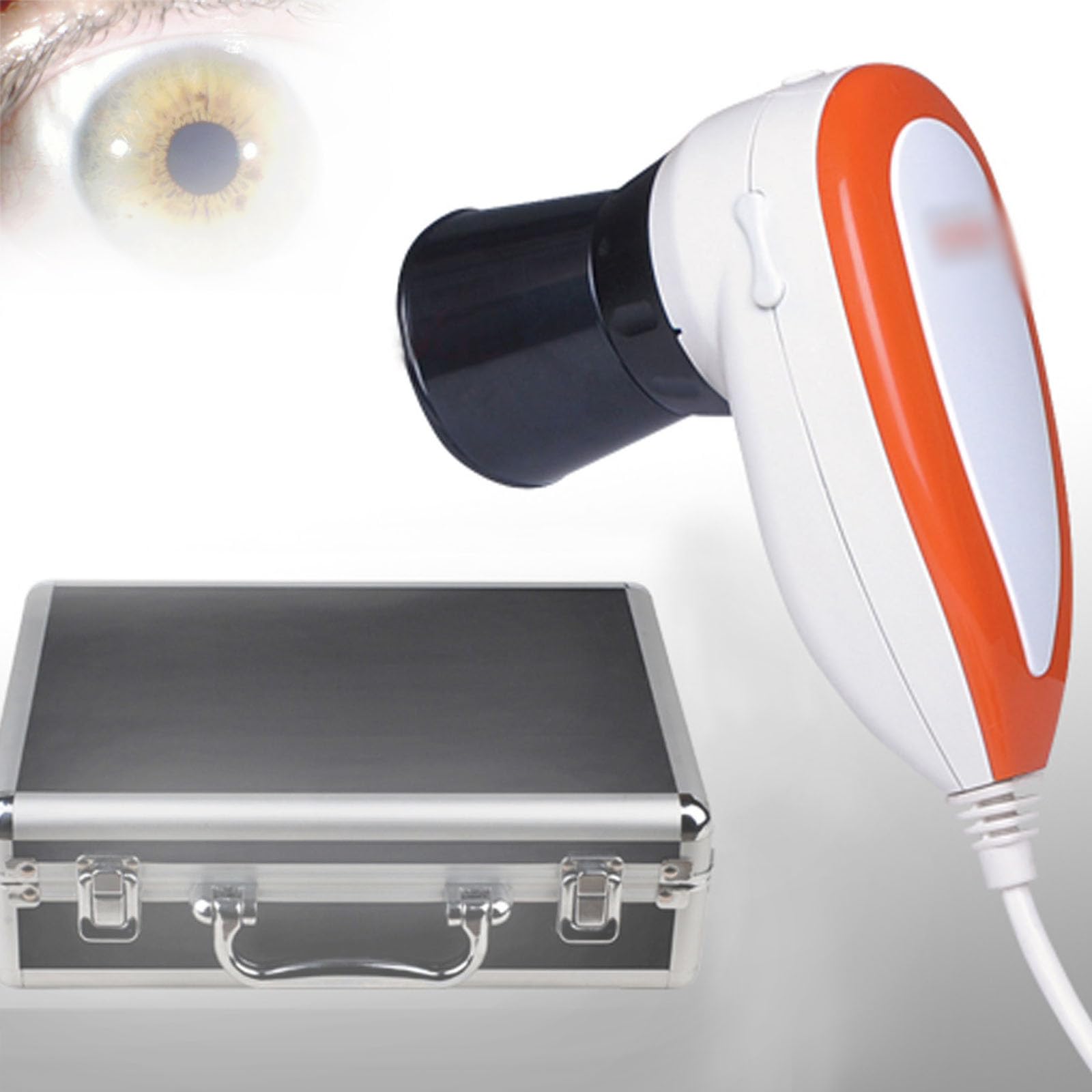 Caméra d'analyse d'iris USB pour éliminer les reflets lors des examens