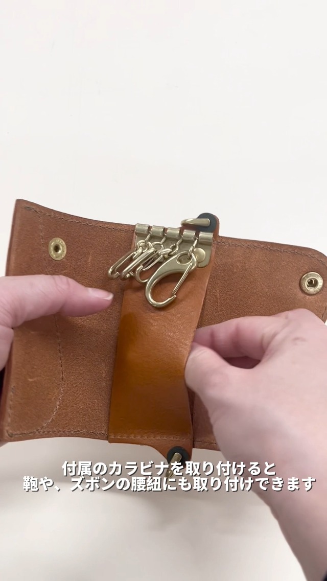 Amazon.co.jp: [BEERBELLY] キーケース ダブルフラップキーケース