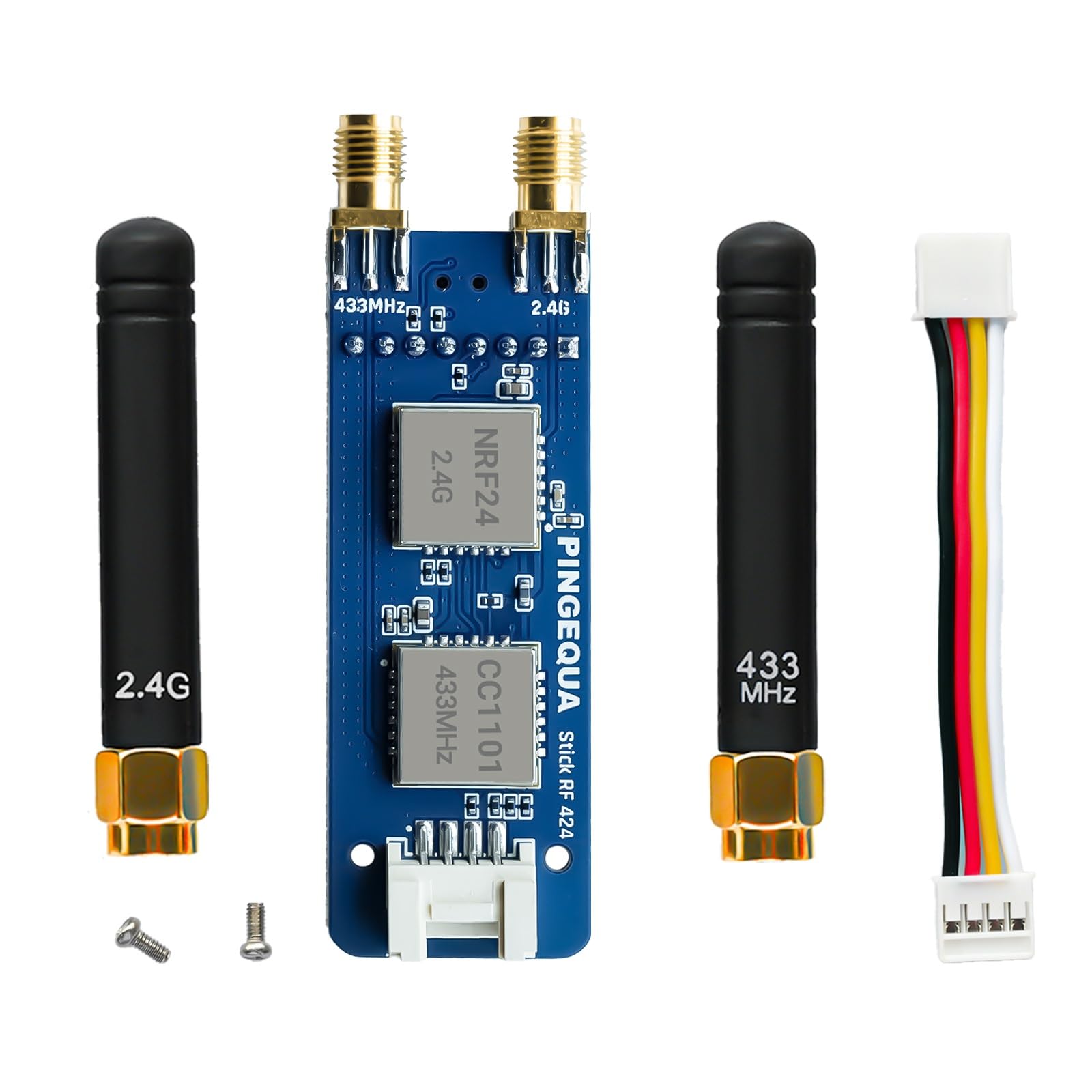Module RF 2 en 1 pour M5Stack StickC Plus NRF24 2,4 GHz CC1101 433 MHz compatible Bruce Firmware