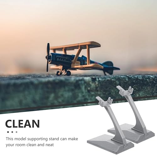 Miniatura 6 de 2 soportes de exhibición para modelos de avión a330, diseño duradero de metal fundido a presión para entusiastas de los aviones, modelo de avión,