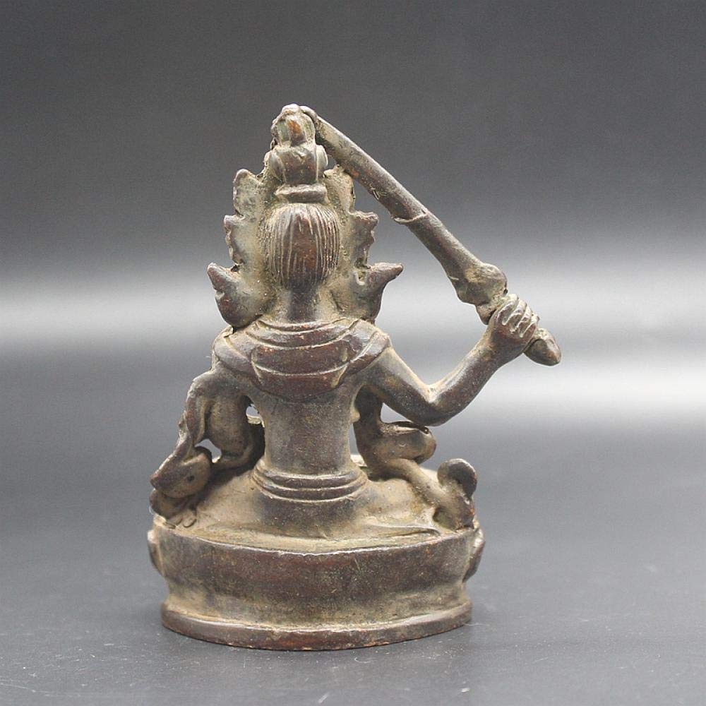 Estatuas Y Figuras Adorno Carácter Hogar Estatua De Buda Manjusri Bodhisattva Decoración Artesanal