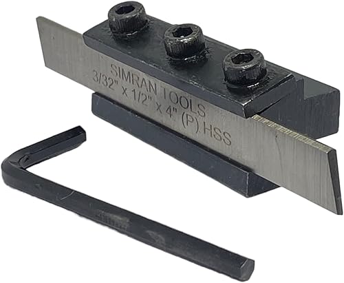 SOPORTE PARA HERRAMIENTAS DE SEPARACIÓN CON CUCHILLA HSS DE 10 MM DE 332" X 12" X 10,16 CM  Herramienta de precisión  Producto de acero  Libre de