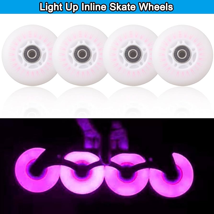 LEDs, Light-Up Wheels, And Cones For Nighttime Skating