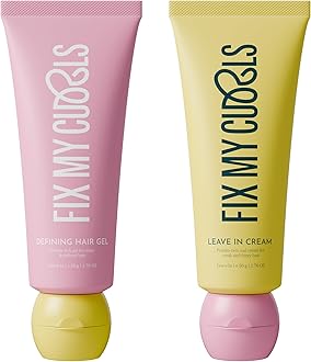 Fix My Curls Protein Styling Duo Curl Leave In Cream & Defining Gel For Curly, Wavy, Dry & Frizzy Hair | Protein Rich | Frizz Control | Hydrating, Lightweight & Silicone-Free Formula (50gm each)