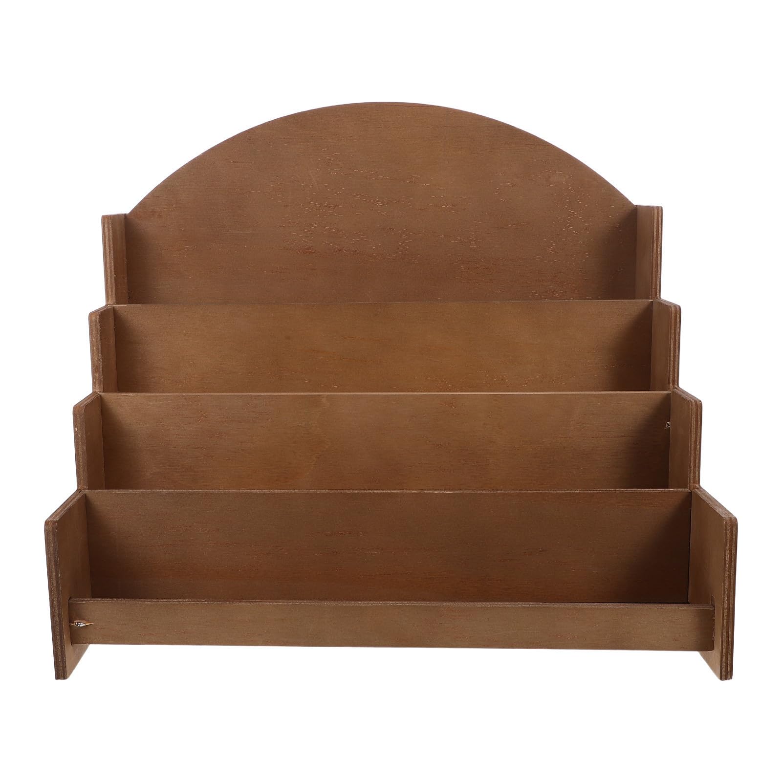 Angoily Porta Biglietti Auguri in Legno a 4 Livelli, Design Rustico
