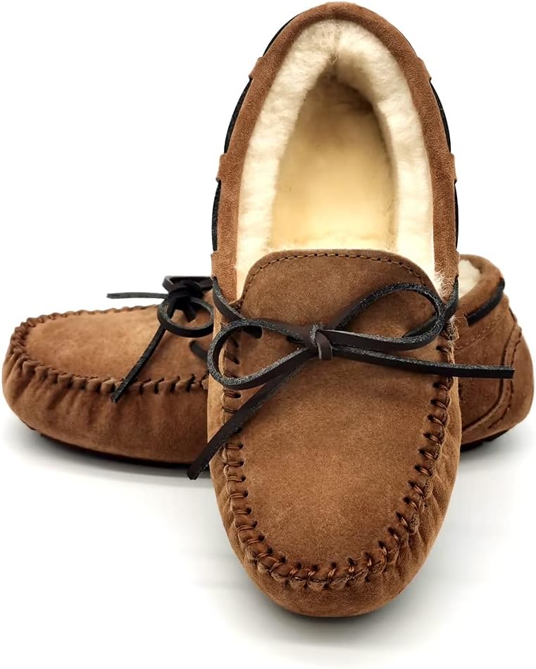 アグー UGG モカシン ムートンシューズ シープスキン 本革 純粋羊ファー アグー UGG モカシン ムートンシューズ シープスキン 本革 純粋羊ファー