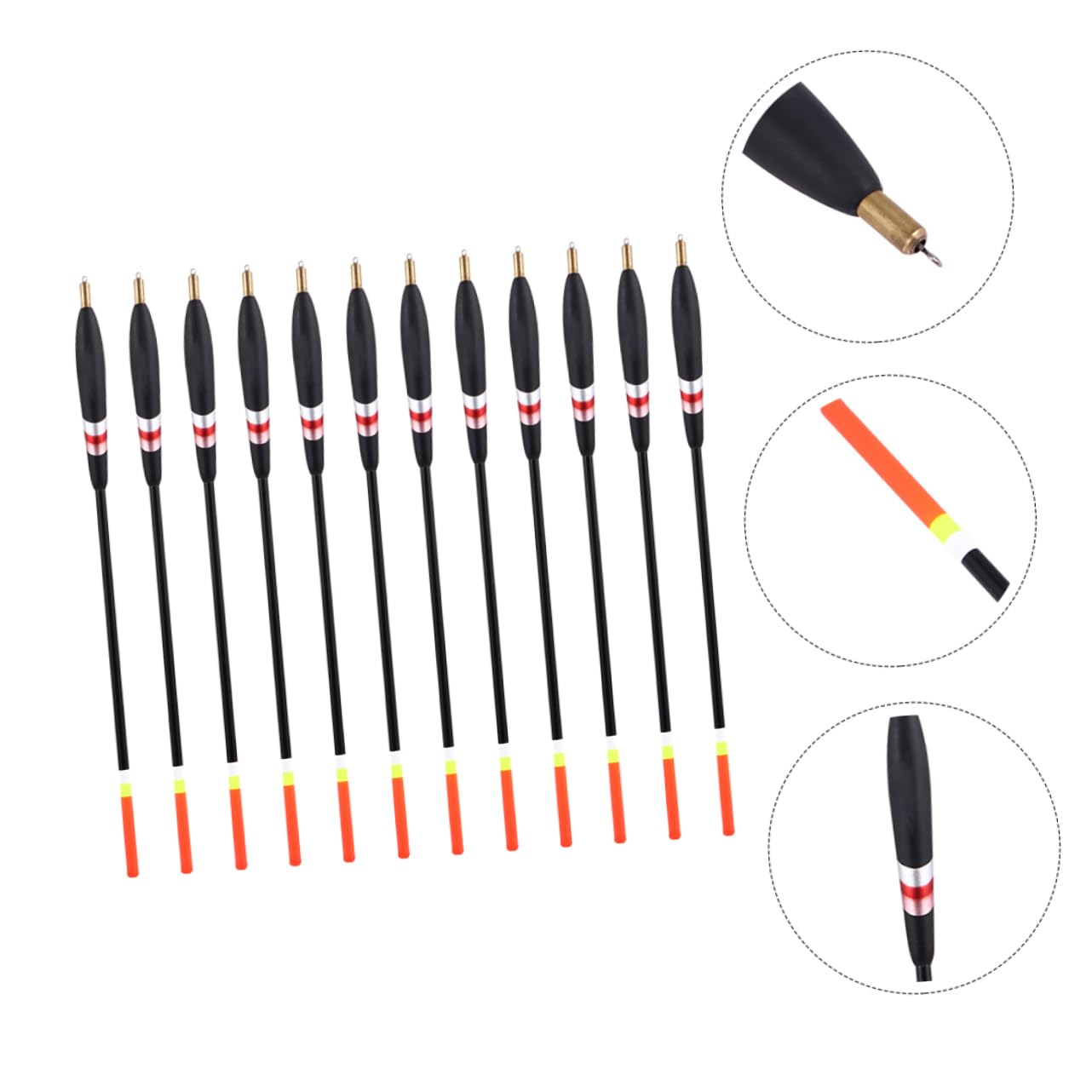 BESPORTBLE Flotter Fishing Peches Imperméables Leurre De Pêche Carpe Pince Lester Leurres De Pêche Bouée Flotteurs De Pêche en Bois Flotteurs De Pêche Pratiques Sapin À Balais