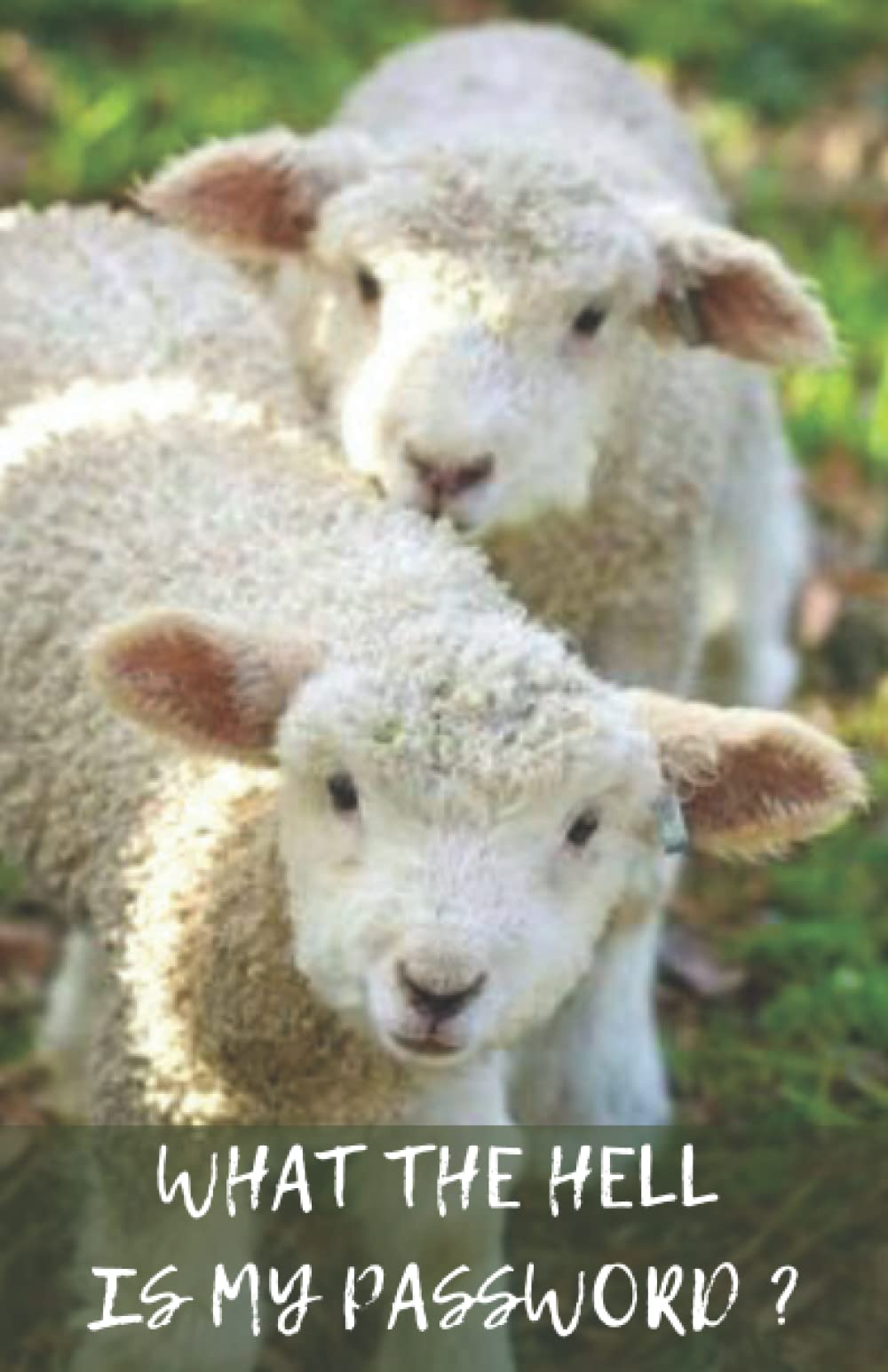 What The Hell Is My Password: Sheep Password Book, Password Tracker With A-Z Alphabetical Tabs,Internet Login Notebook Organizer, Journal 5.5 x 8.5.Keeper for All Your Internet Username And Passwords