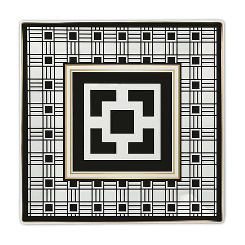 Vassoietto Baci Milano - Optical Midi - 21.5X21.5Cm In Porcellana