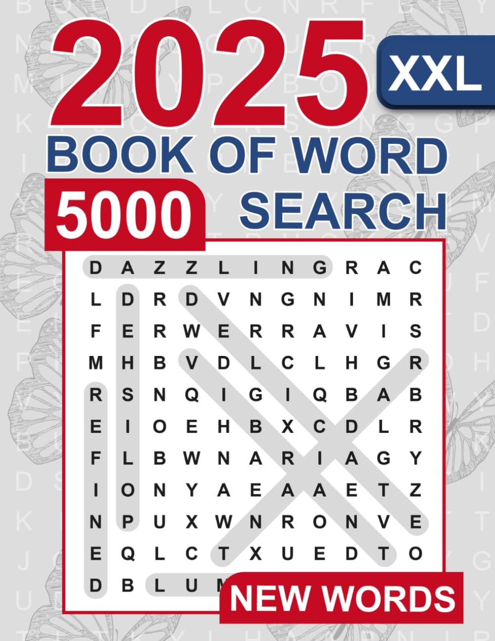 Big Book of Word Search – 5000 New Words: Relaxing Word Search Puzzle Book for Adults, Seniors, and Teens | Large Print and Anti Eye Strain | Giant and Fun Word Find for Adults