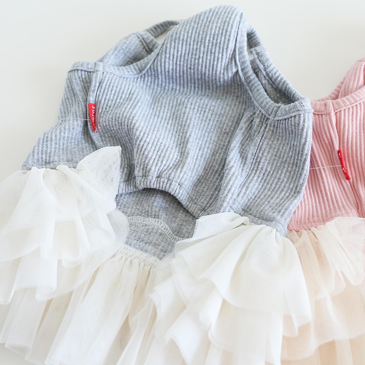Moorfowl Tutu-Kleid Für Hunde – Französische Bulldogge Design, Rosa Mit Schleife, Größen S–XXL