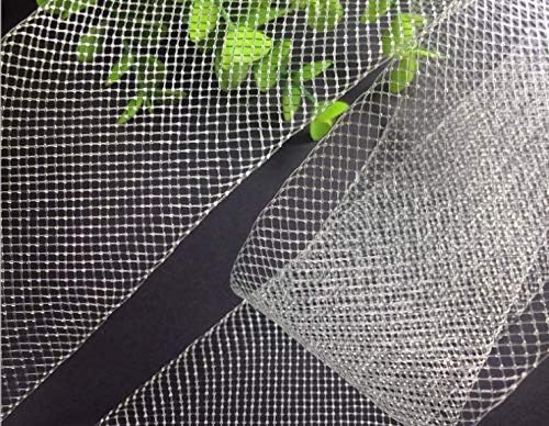 Miniatura 5 de Teemico Trenza de pelo de caballo de poliéster rígido de 50 yardas para costura de poliéster para vestido de boda, accesorios formales de baile