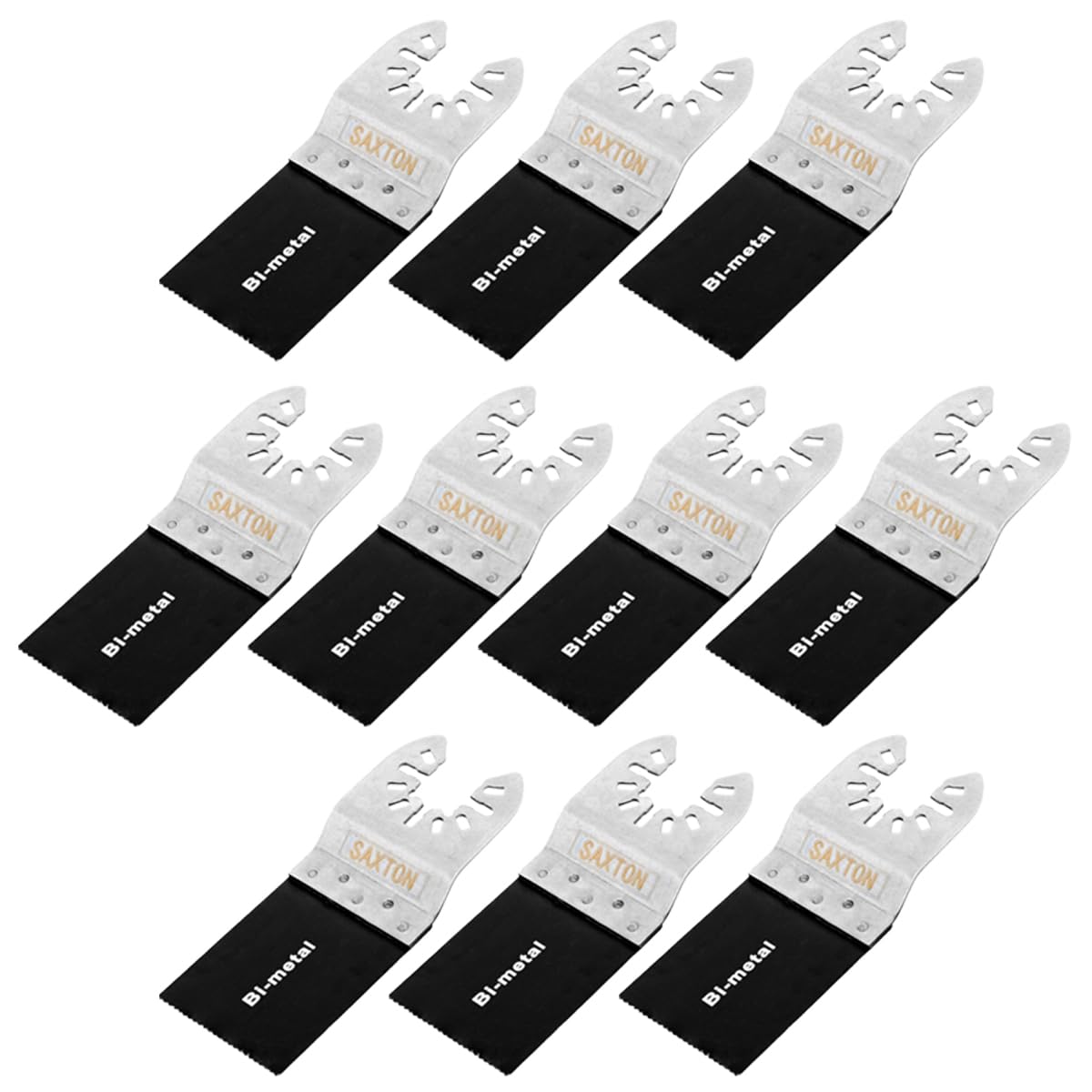 10 x Bi-Metal Saxton Blades for Dewalt Wolf Stanley Worx Oscillating Multitools