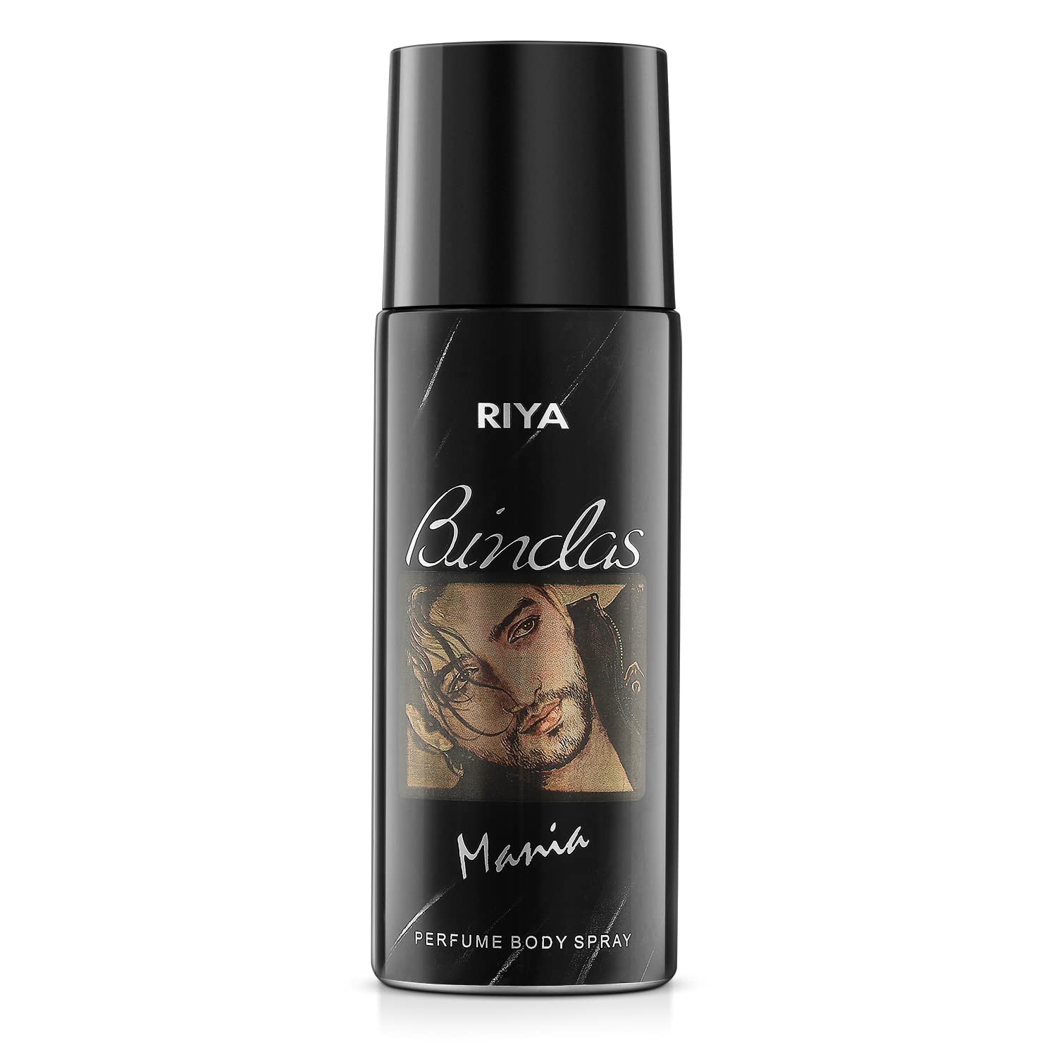 Bindas Black Deodorant for Men - Magnetic Aroma Deodorant Body Spray - 150 Ml