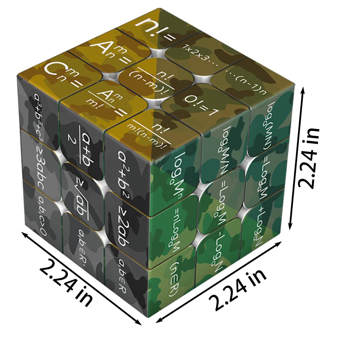 Cubo de velocidad 3x3, juguetes de cubo mágico de 3 x 3 x 3 pulgadas, rompecabezas de cubo de velocidad, rompecabezas de cubo mágico de 3 x 3, juguete para niños y adultos 7