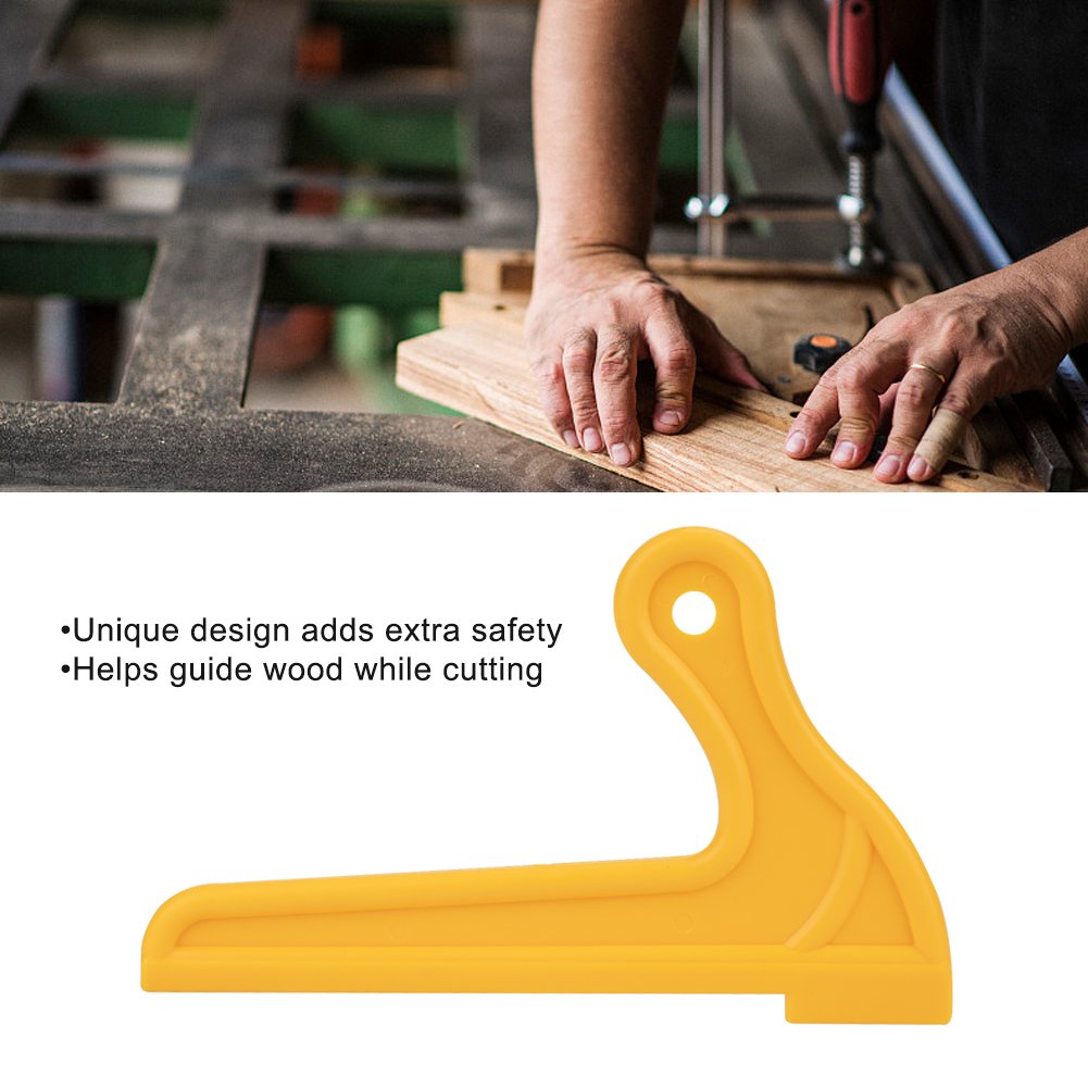 2 Push Stick Per Segheria - Gialli, In ABS, Design A V Per Sicurezza Su Pialle E Shaper - Foto 3