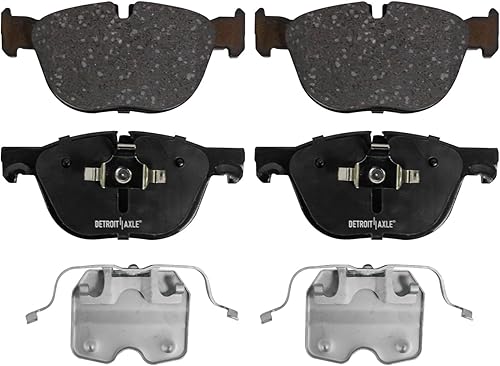Miniatura 7 de Detroit Axle - Kit de freno delantero para BMW X5 2007-2018, rotores de freno X6 2008-2010 y pastillas de freno de cerámica 2009 2010 2011 2012 2013