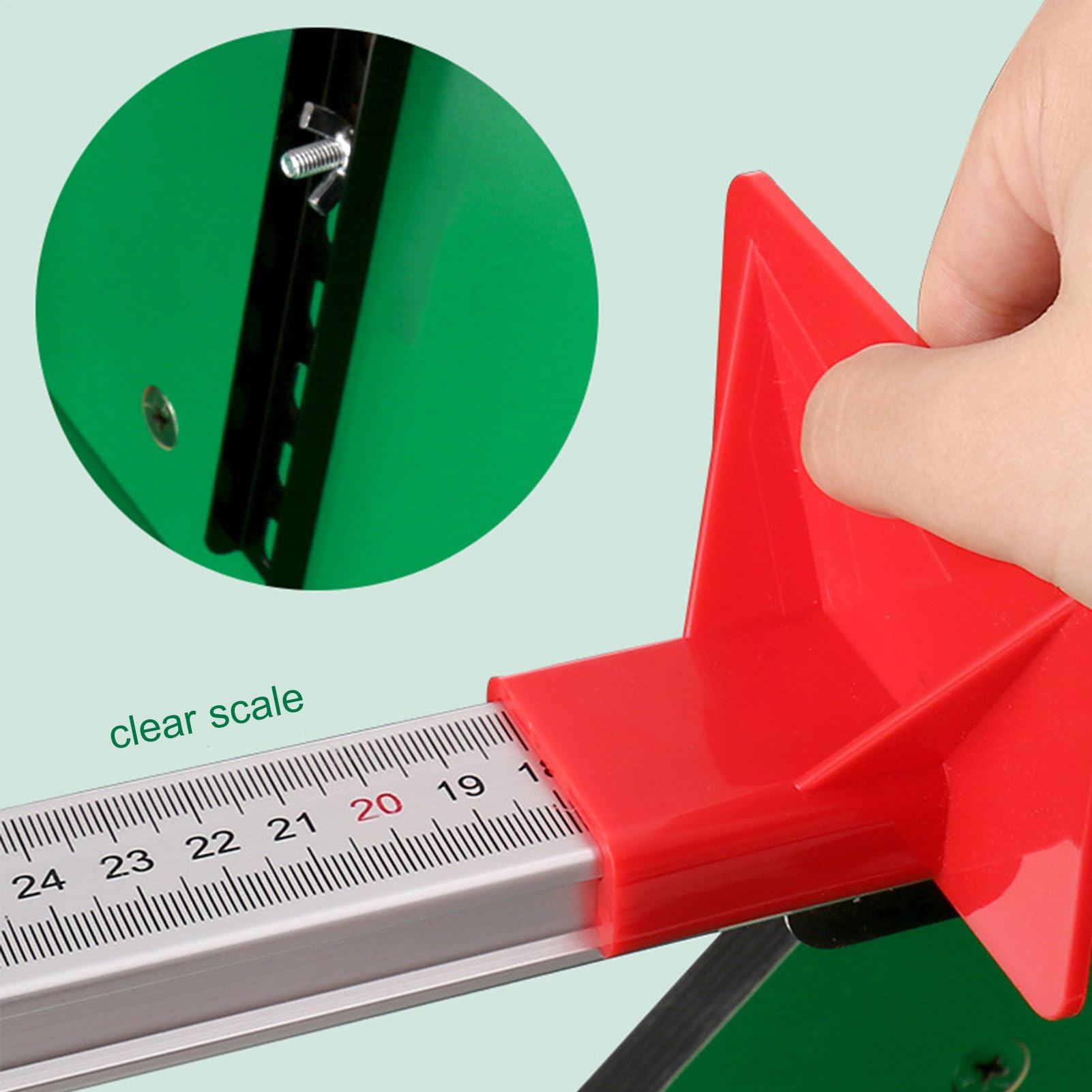 Testeur de flexibilité assis et atteint - outil de mesure précis avec barre réglable, échelle | Portable Sit and Reach Box pour l'éducation physique, les tests de fitness dans les écoles et les