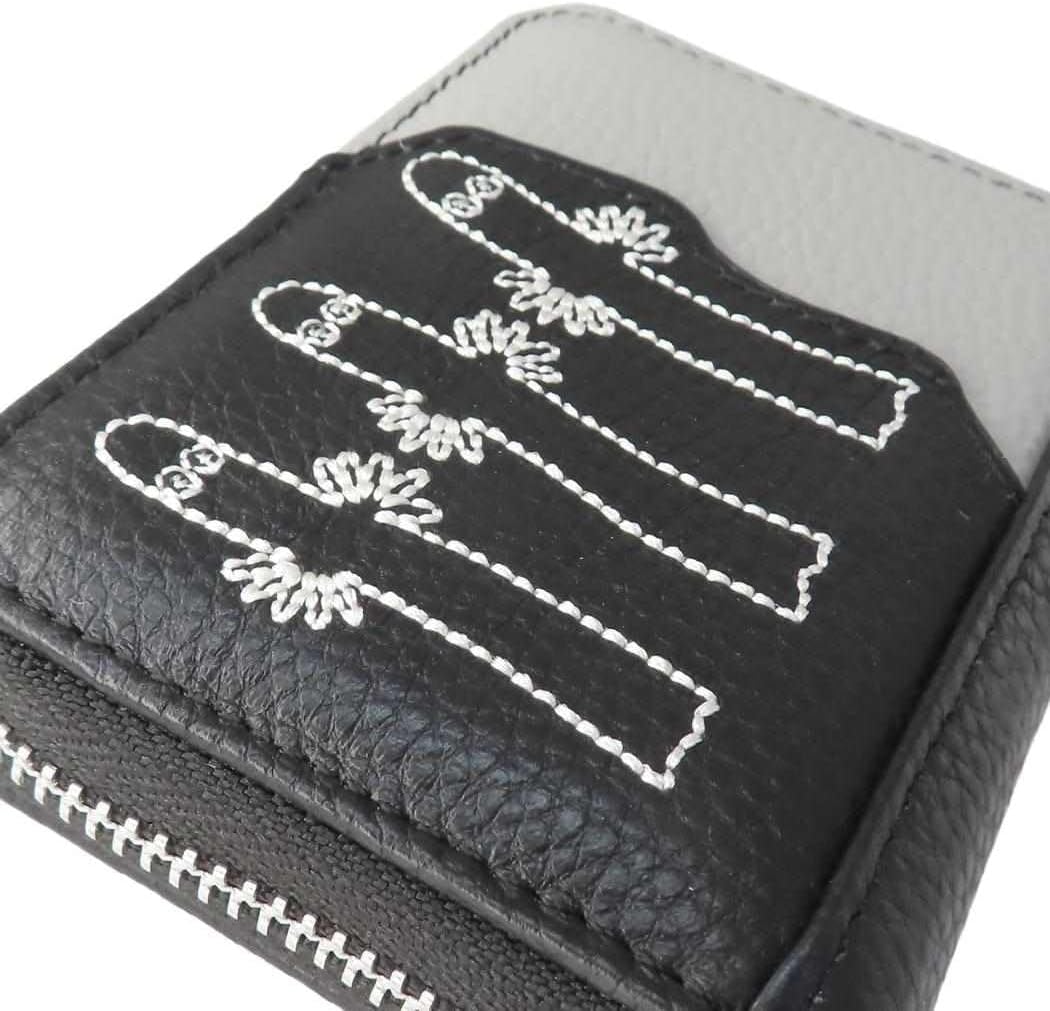 ワタナベ(Watanabe) Moomin Nyoro Genuine Leather Card Pouch, Black