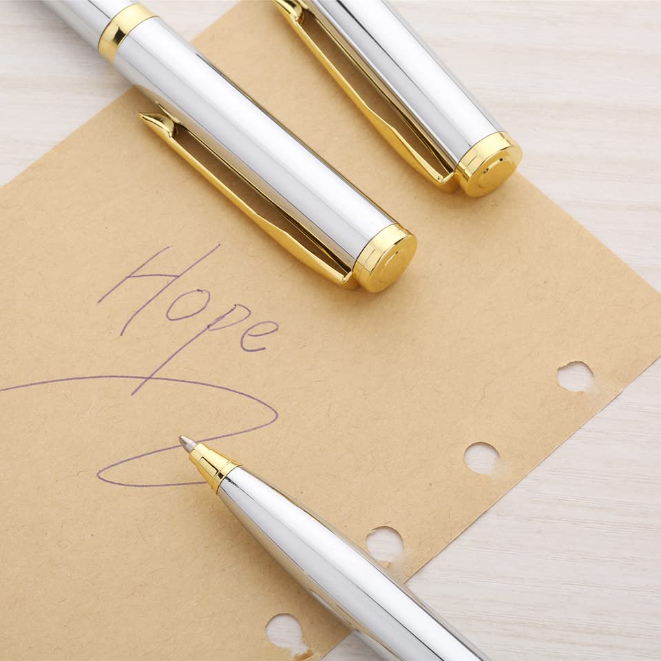 Luxury Ballpoint Pen Metal Roller Ball Pen for Writing 0 7mm Refill Gift Stationery Office — view 2