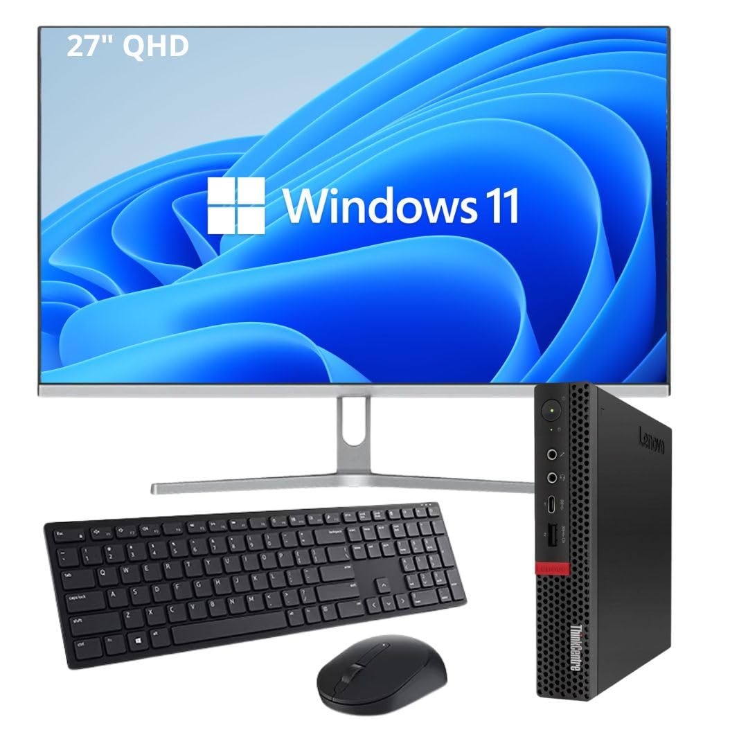 Lenovo 一体型 i7 8700T SSD1TB Lenovo PC Fisso Postazione Completa | Intel Core i7-8700T, 32GB