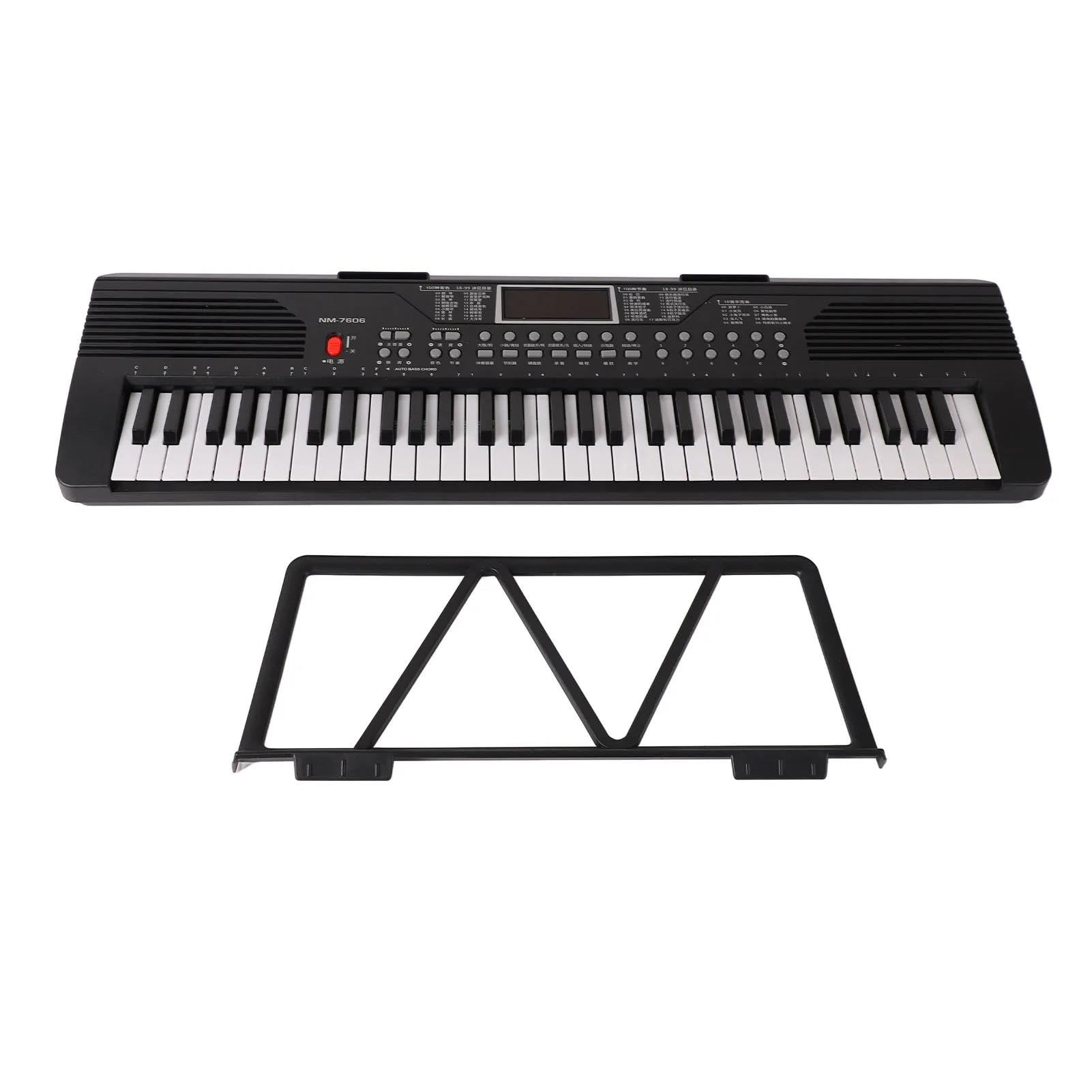 Pianino Elektroniczne Pianino Elektryczne Z 61 Klawiszami Redukcja Szumów Czysty Dźwięk Profesjonalny Instrument