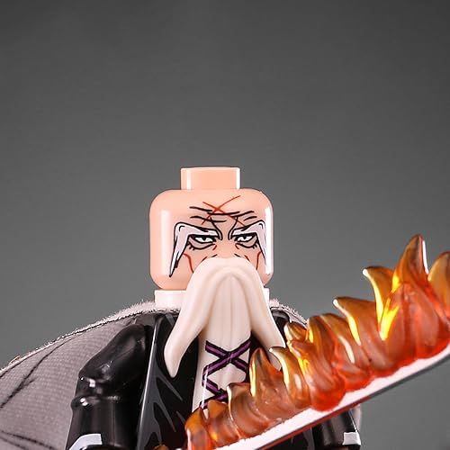 Miniatura 4 de YJacuing Juego de 8 mini figuras de acción de anime de 1.8 pulgadas, bloques de construcción, figuras en miniatura, juguetes para decoración de