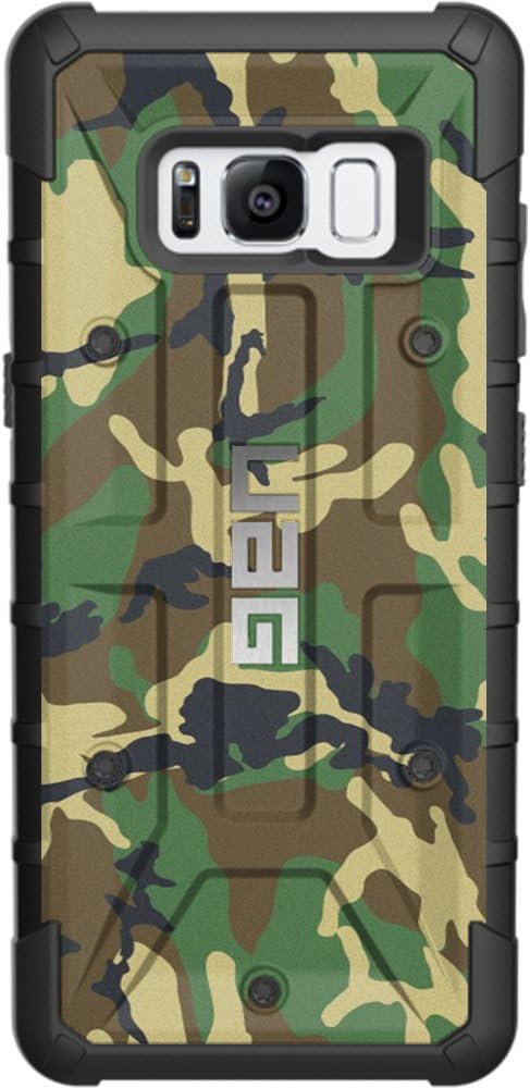 EGO TACTICAL Limited Edition - Authentic UAG Urban Armor Gear Case for Samsung Galaxy S8 5.8" NOT for S8 Plus Custom Woodlands Green/Brown Camouflage
