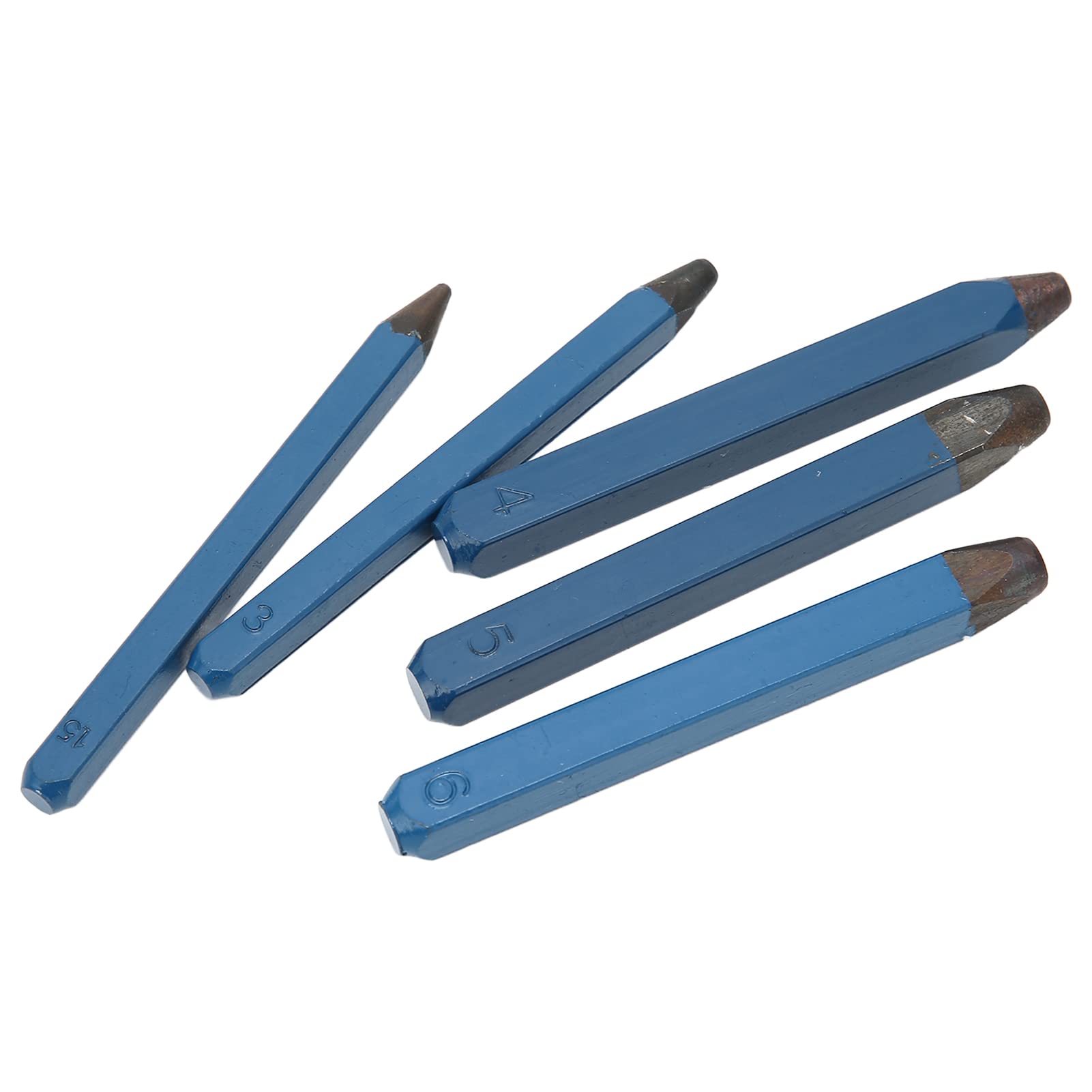 Kit de Estampado de Metal, 5 Sellos de Acero para joyería.