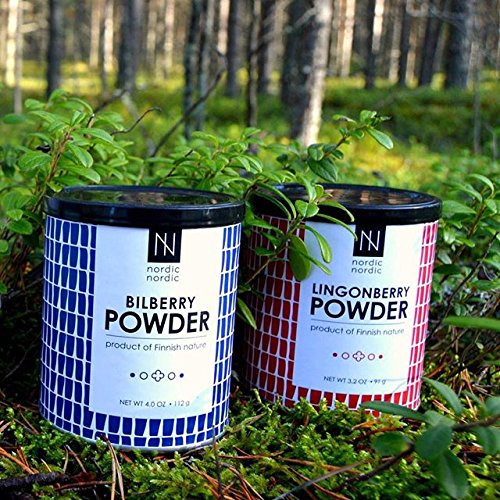 Nordicnordic Bilberry Powder, Powerful Antioxidant Superfood (112 Gram) #TOP3