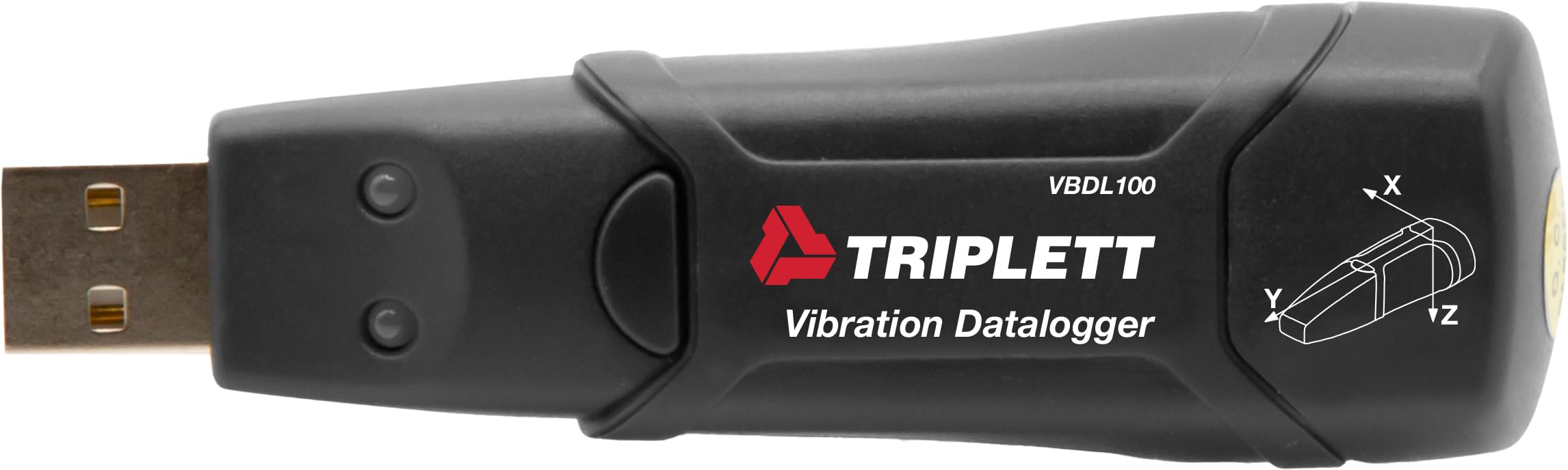 Triplett VBDL100 3-Axis Shock/Vibration Datalogger with Certificate of Traceability to NIST - Records 3-Axis G-Force and Related Peaks-image-43