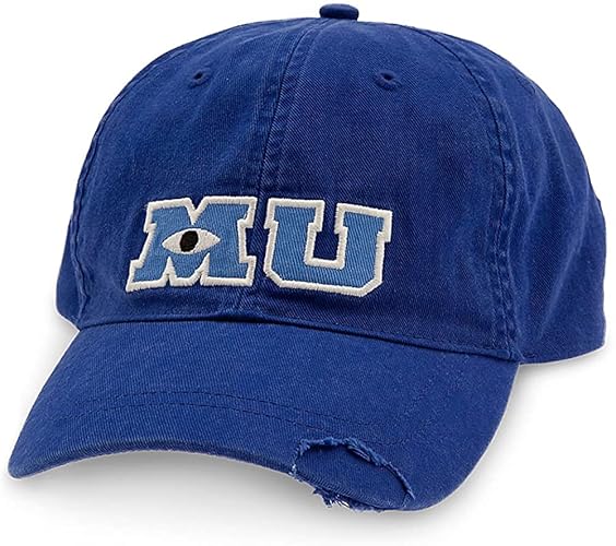 DisneyParks Exclusive - Monsters University Baseball Cap Adult Size Blue