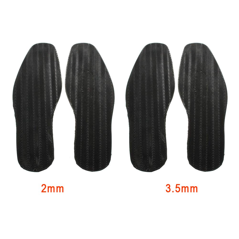 Ycagrain 1 paar DIY stick op volledige hiel palm schoen reparatie anti- rubberen pads - 29x11.5x0.2cm