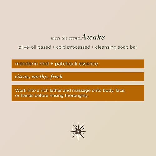 Miniatura 4 de Barra de jabón de aceite de oliva  Barra de jabón de naranja y pachulí  Jabón de manos y jabón corporal  Barras de jabón de aceite de oliva hechas a