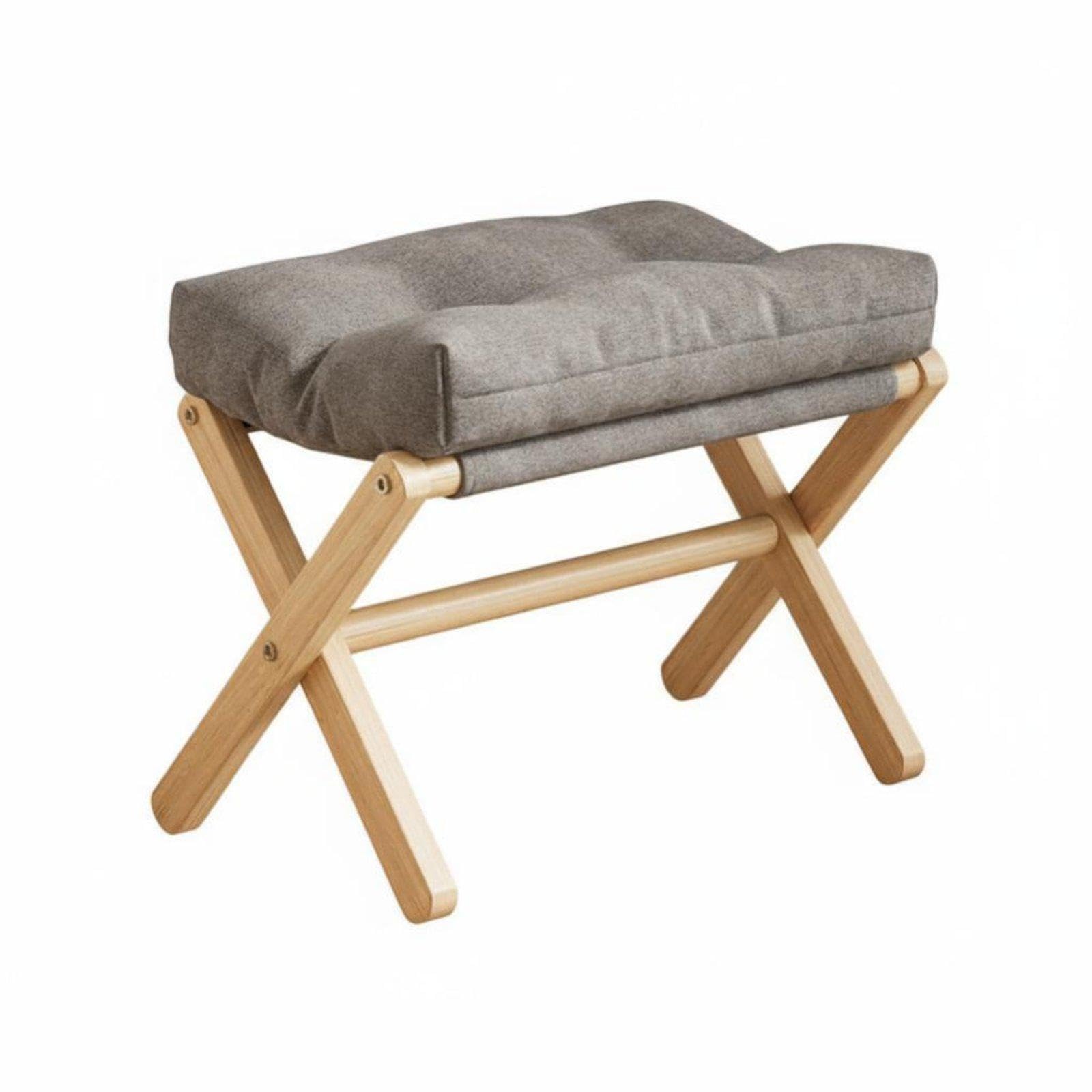 Folding Padded Foo MerishoppAprst Foldable Design Footstool Space-Saving Foot Stool for People with Sedentary Habits, Adults, Home, Workstation, Living Room Gray Reinforced-image-45