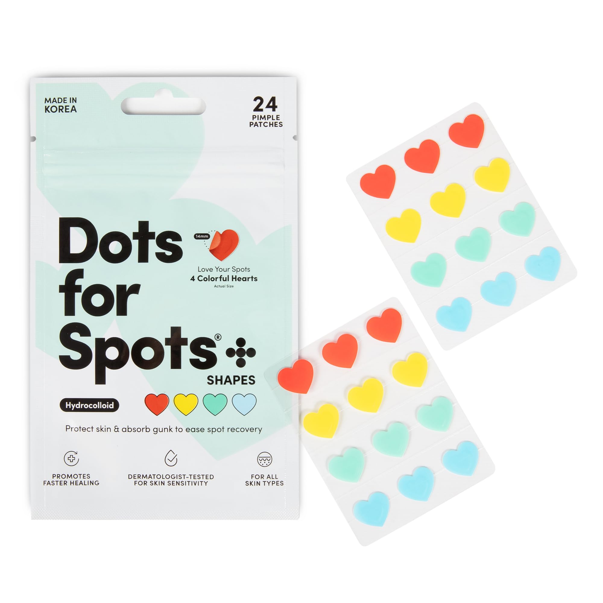 Dots for Spots Patches- Pack of 120 Translucent Hydrocolloid Spot Patch Treatment Stickers for Face - Fast-Acting, Vegan & Cruelty Free - Korean Skin Care — view 10