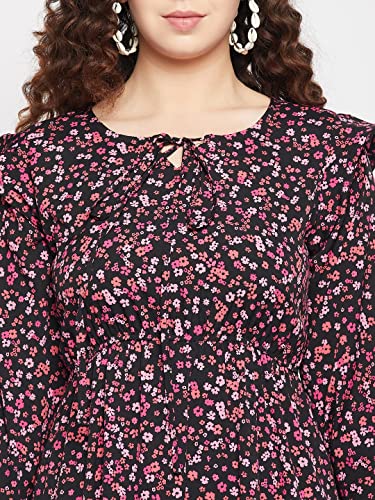 Image of SEREIN Women's Crepe Fit and Flare Maxi Casual Dress