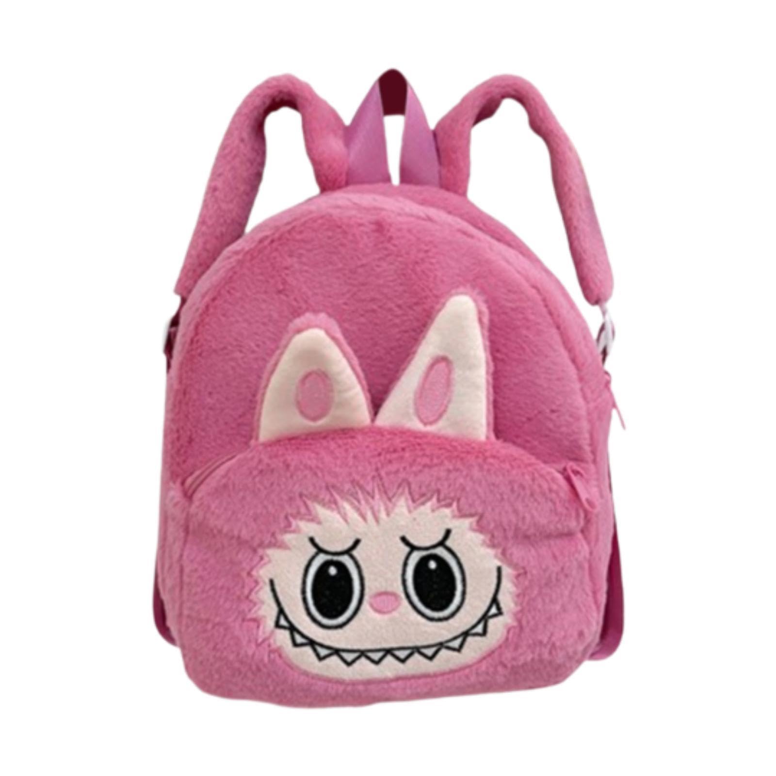 Kids Backpack Adorable with Zipper Closure Novelty Adjustable Shoulder Strap Rose Pink-image-26