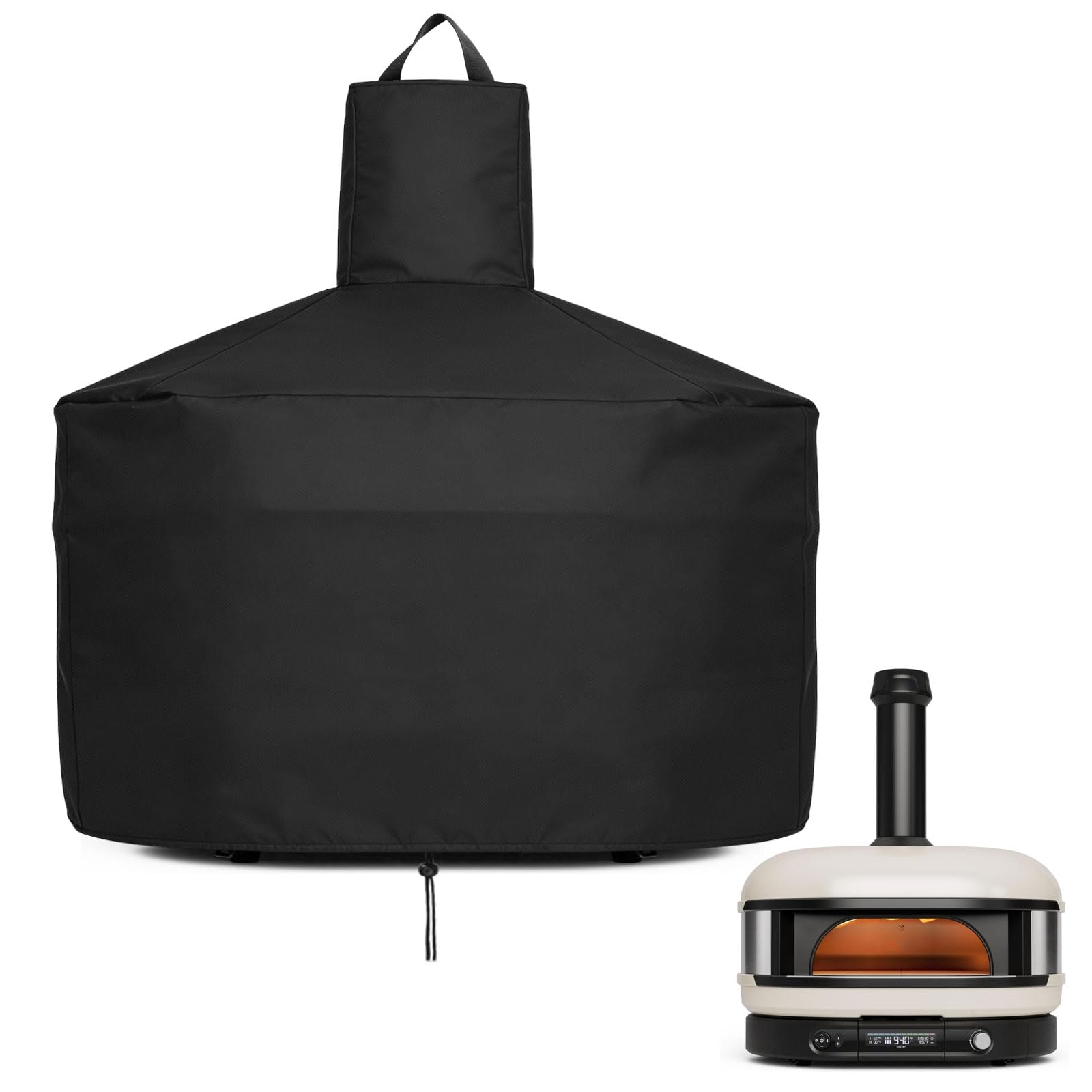 Barbecue Cover, Pizza Oven Cover for Gozney Dome Gen 2, 600D Outdoor Camping Wood Burner Storage Protective Cover Heavy Duty Waterproof Grill Oven Cover