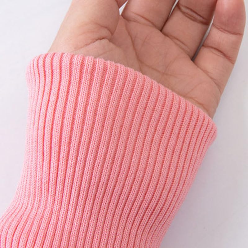 Tejido de punto acanalado, 2 piezas de tela punto algodón elástica 40 cm largo for hacer prendas licra y puños acanalados(Light Gray)