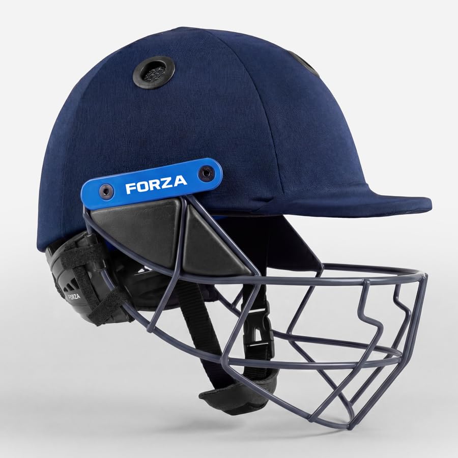 FORZA Pro STL Cricket Helmet – Professional Grade Adjustable Helmet for Junior, Youth & Senior Players | 3 Sizes | 4 Colour Options (Navy, Small (54-56cm)) — image 1