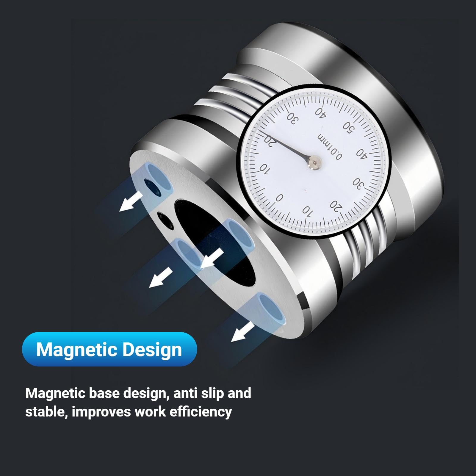 Z Axes Tool Height Setter Magnetic Zero Dial Type CNC