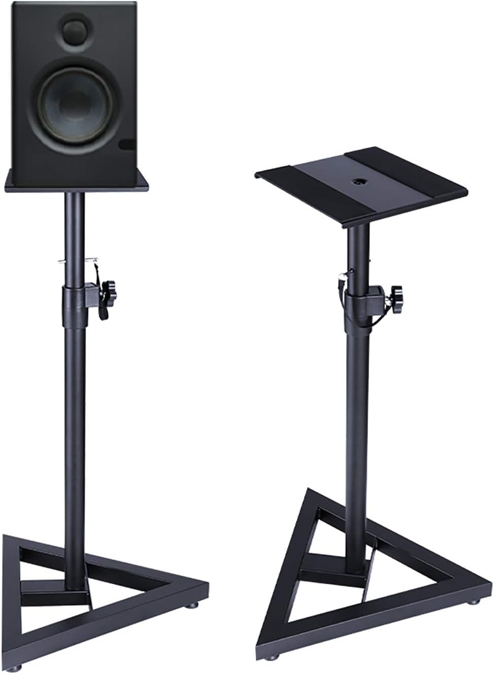 Speaker Stands,Studio Monitor Stands, With Adjustable Height And