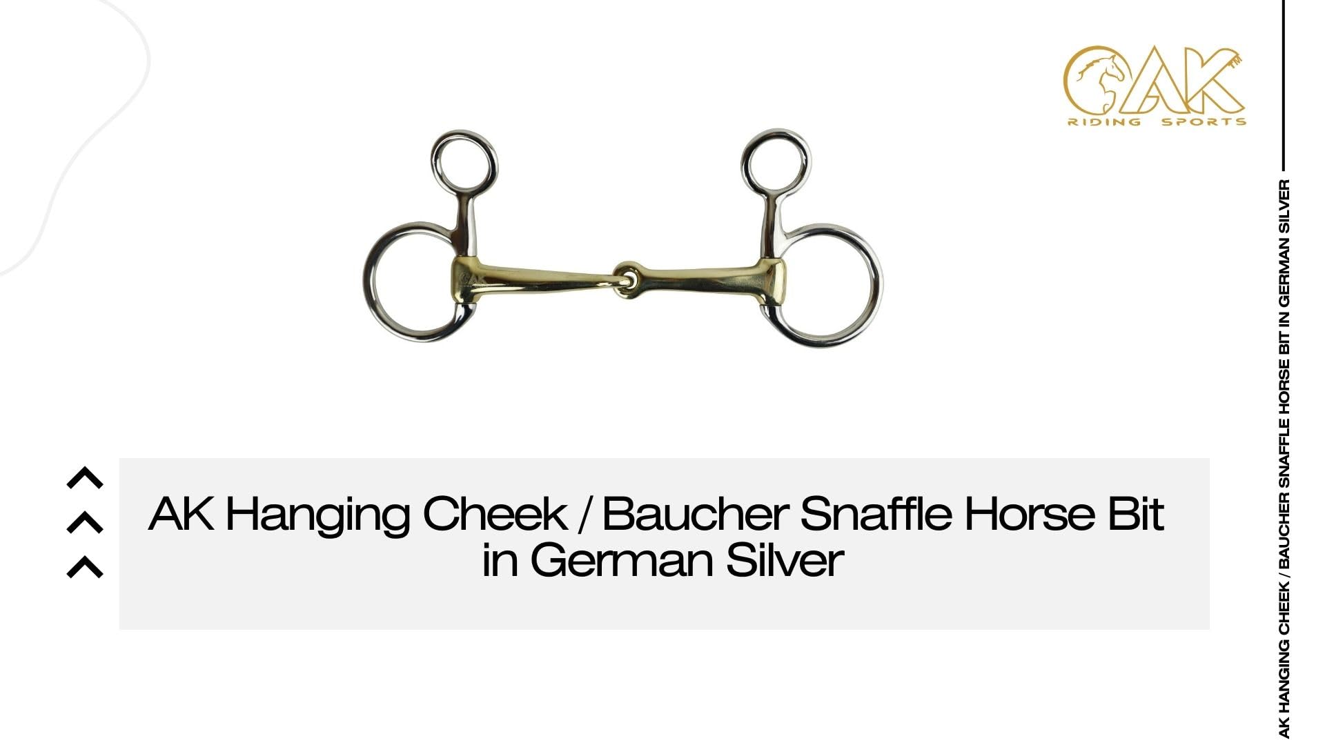 AK Hängebacken-/Baucher-Reittrense aus Neusilber AKRS-2627