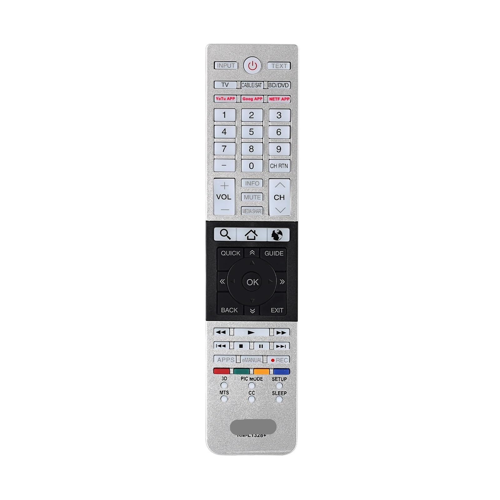Télécommande TV CT-90465 cassée ? Solution de rechange pour CT-90462